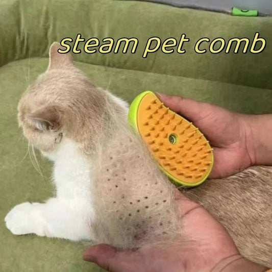 Pet Steam Brush Cats Comb Wool Cat Brush 3in1 Electric Spray Cat Hair Brushes Massage Grooming Hair Removal Combs Pet Products